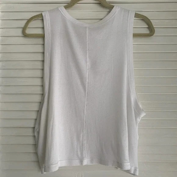 Free People Baring It Cami Top White Size Medium - Picture 8 of 11